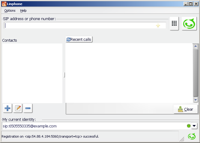 6505550335 registered