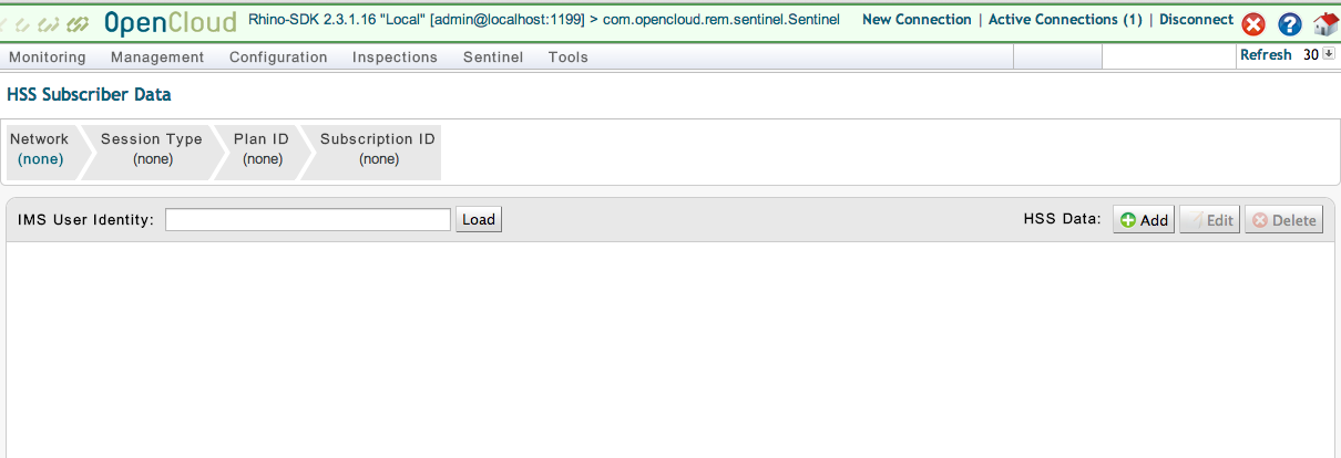 rem hss subscriber data