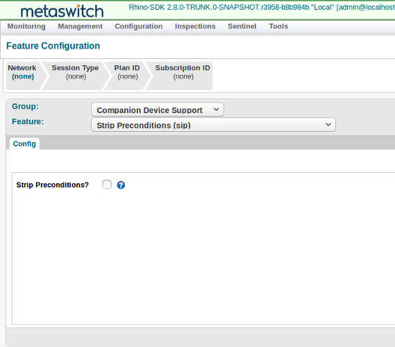 companion strip preconditions