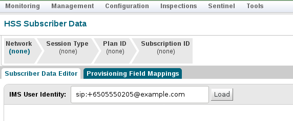 load an identity from hss